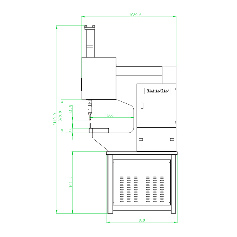 820A 上型往復ストローク 100mm 8Ton リベッティングマシン